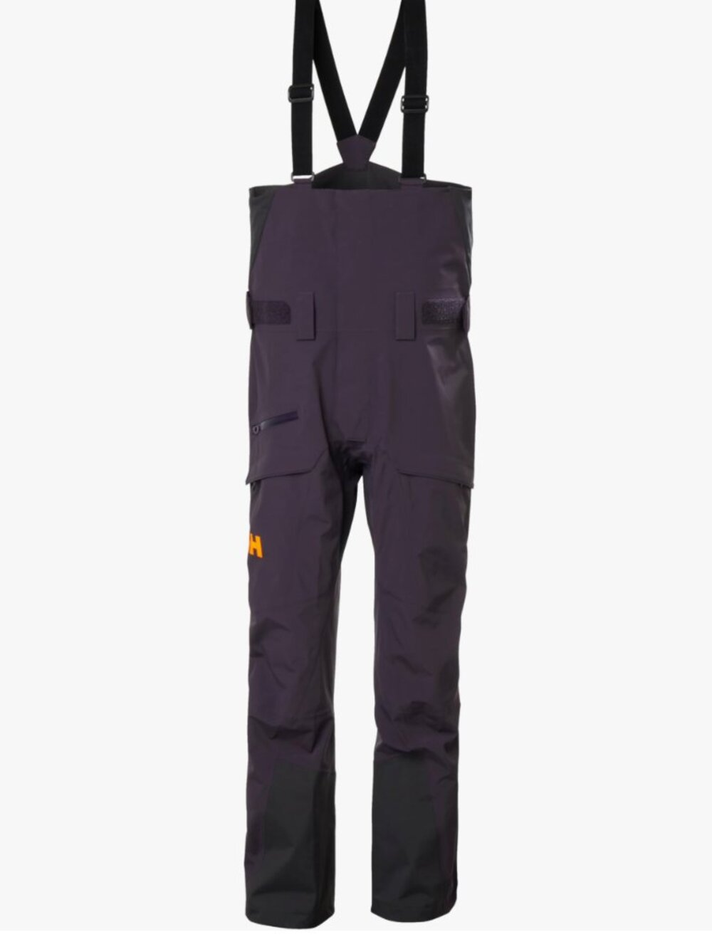 Helly Hansen Purple/Orange Ski Sogn Bib Shell XL